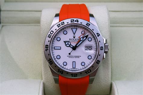 rolex with orange band